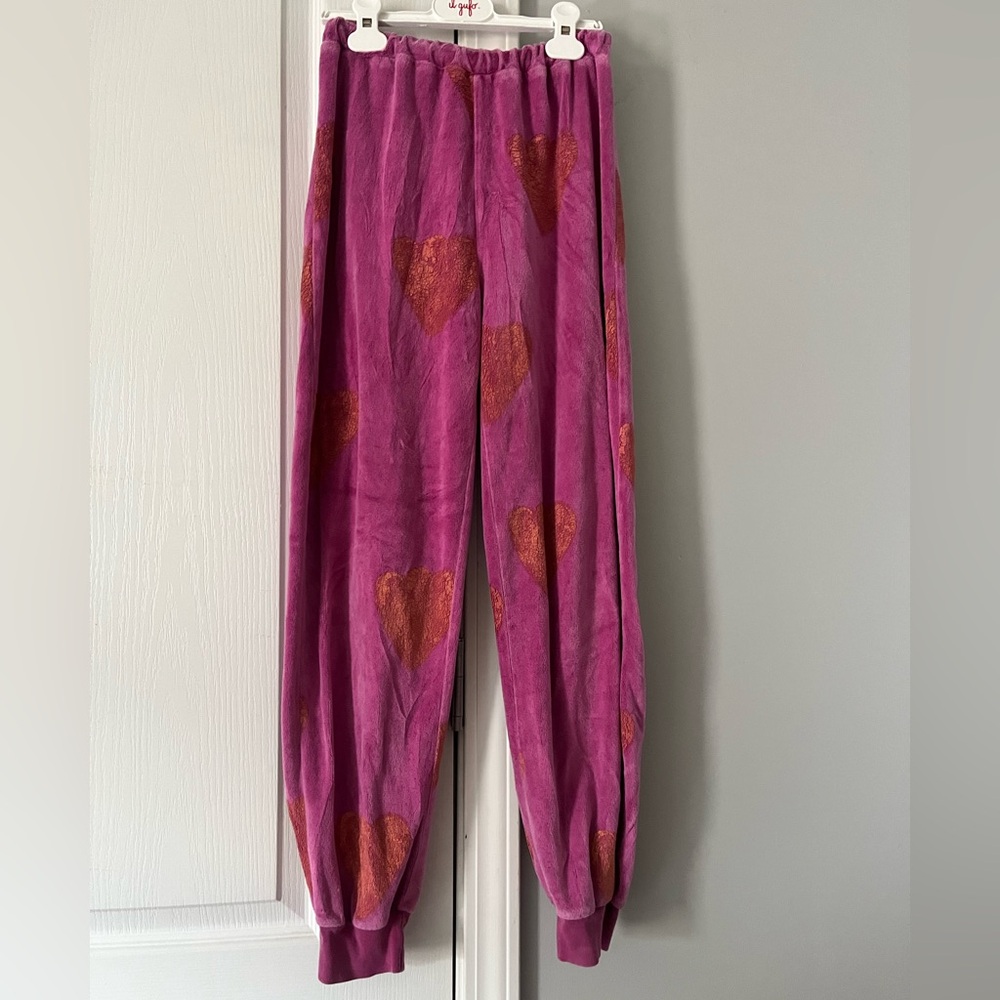 Fresh Dinosaurs Velour Joggers Sweatpants